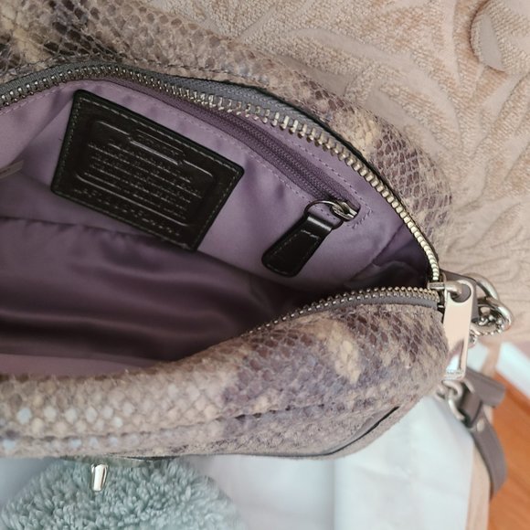 Coach Python Leather Cross Body Bag - Picture 4 of 4